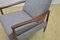 Mid-Century Armchair with Folding Footrest 11