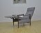 Mid-Century Armchair with Folding Footrest, Immagine 10