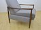 Mid-Century Armchair with Folding Footrest, Image 12