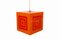 Pop Art Cube Ceiling Lamp, 1970s 8