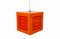 Pop Art Cube Ceiling Lamp, 1970s, Image 8