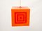 Pop Art Cube Ceiling Lamp, 1970s, Imagen 7