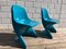 Blue Stacking Chairs by Alexander Begge for Casalino, 1972, Set of 2, Image 6