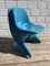 Blue Stacking Chairs by Alexander Begge for Casalino, 1972, Set of 2 4