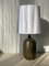Vintage Brown Green Table Lamp from Agne Aronsson, 1960s, Image 1