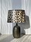 Vintage Brown Green Table Lamp from Agne Aronsson, 1960s 2