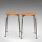 French Leatherette Lounge Stools, 1960s, Set of 2, Image 4