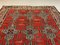 Grand Tapis Kilim Vintage en Laine Rouge et Noire, Turquie 5