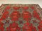 Großer türkischer Vintage Kelim Teppich in Rot & Schwarz aus Wolle 5