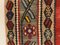 Grand Tapis Kilim Vintage en Laine Rouge et Noire, Turquie 6