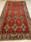 Large Vintage Turkish Red & Black Wool Kilim Rug 2