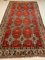 Large Vintage Turkish Red & Black Wool Kilim Rug, Image 2