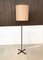 Lámpara de pie alemana Mid-Century de teca y acero, años 60, Imagen 1