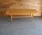 Beech Coffee Table with Magazine Rack, 1970s 5