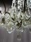 Antique XIX Bronze and Crystal Chandelier, Image 3