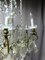 Lámpara de araña XIX antigua de bronce y cristal, Imagen 4
