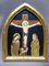 Antique Enamelled Religious Print on Copper Depicting Crucifixion 6