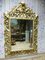 Espejo XIX antiguo de madera dorada, Imagen 2