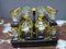 Antique Napoleon III Marquetry Cellar Liquor Set 5