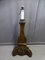 Pied de Lampe Antique en Noyer 1