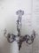 Lámpara de araña antigua de madera pintada estilo rocalla, Imagen 5