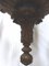 Antiker bemalter Kronleuchter aus Holz im Steingarten-Stil 9