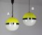 Vintage Space Age Pendant Lamps, Set of 2 11