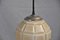 Lámpara de techo Art Déco dorada, años 30, Imagen 9