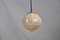 Lampada da soffitto Art Déco dorata, anni '30, Immagine 3