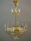 Lámpara de araña austriaca de vidrio de Oswald Haerdtl para Lobmeyr, años 60, Imagen 11