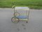 Neoclassical French Brass Serving Trolley, 1960s 5