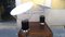 Lampada da tavolo grande Taccia in vetro di Achille Castiglioni per Flos, anni '90, Immagine 5