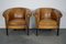 Vintage Dutch Leather Club Chairs, Set of 2 1
