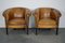 Vintage Dutch Leather Club Chairs, Set of 2, Image 1