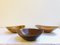 Danish Handmade Teak Bowls, 1960s, Set of 3, Image 1