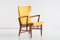 Set of Mahogany Armchairs by Bertil Söderberg for Nordiska Kompaniet, 1940s 10