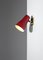 Vintage French Red Wall Light in the Style of Pierre Guariche, 1960s, Image 2