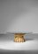Italian Golden Ceramic and Glass Coffee Table, 1960s, Image 11