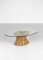 Italian Golden Ceramic and Glass Coffee Table, 1960s, Image 7