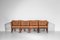 Rosewood, Leather & Woven Rattan Cane Sofa by Illum Wikkelsø, 1960s, Image 13