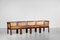 Rosewood, Leather & Woven Rattan Cane Sofa by Illum Wikkelsø, 1960s, Image 17