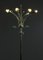 Italian Glass and Floral Decor Floor Lamp in the Style of Fontana Arte, 1950s, Image 4