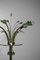 Italian Glass and Floral Decor Floor Lamp in the Style of Fontana Arte, 1950s, Image 3