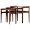 Danish Rosewood Nesting Tables, 1950s, Set of 3, Image 1