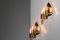 Lámparas de pared suecas de latón, años 60. Juego de 2, Imagen 2