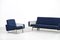 French Sofa Bed & Armchairs by Pierre Guariche for Airborne, 1960s, Set of 3, Image 12