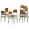 Czech Dining Chairs, 1960s, Set of 10, Image 1