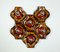 Mid-Century Red Brown Ceramic Sconce, 1960s 4