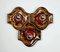 Mid-Century Red Brown Ceramic Sconce, 1960s 9