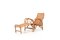 Mid-Century Danish Bamboo Lounge Chair, 1960s 1